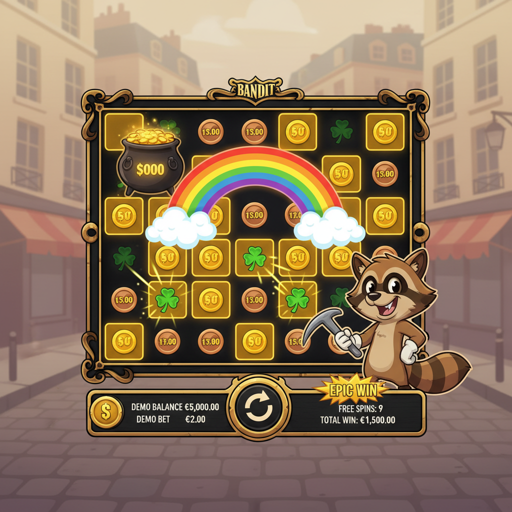 Le Bandit bonus round — free spins och multiplikatorer