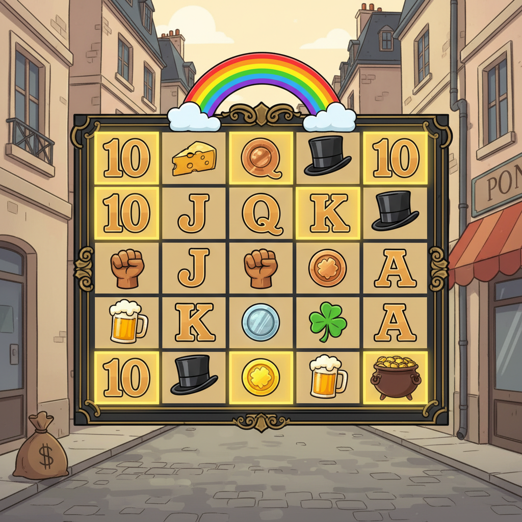 Le Bandit Golden Squares-mekaniк förklarad med gyllene rutor på spelplanen