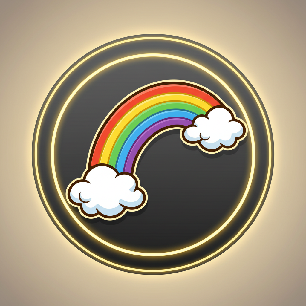 Rainbow i Le Bandit — aktiverar gyllene rutor